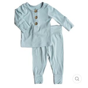 CADEN LANE 2PC BAMBOO BUTTON TOP & BOTTOM